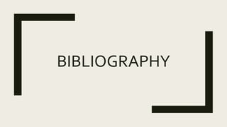 BIBLIOGRAPHY
 