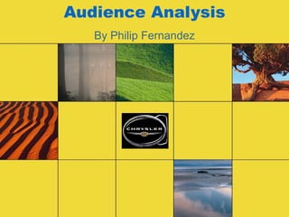 Audience Analysis By Philip Fernandez 