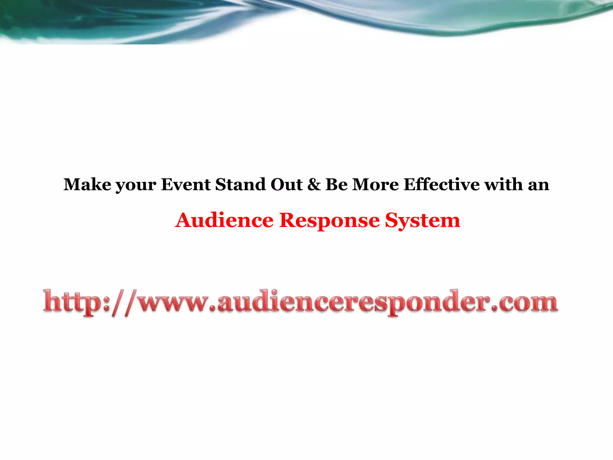 Audience response-system | PPT