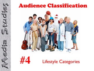 Audience Classification




#4	

   Lifestyle Categories	

 