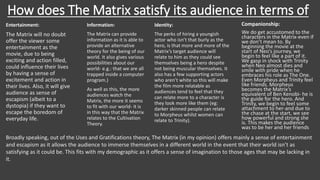 The Matrix: Audience Analysis | PPT