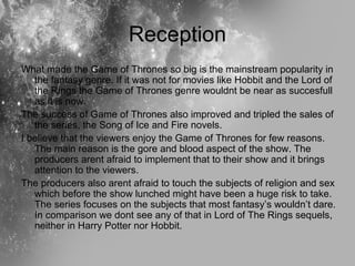 Audience Theories Game of Thrones
