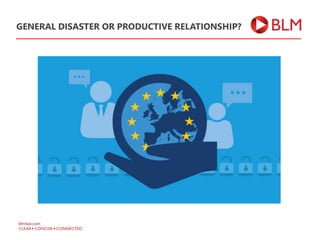 GENERAL DISASTER OR PRODUCTIVE RELATIONSHIP?
 