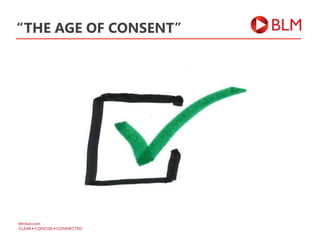 “THE AGE OF CONSENT”
 