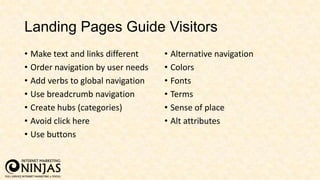 Audience is King - Landing Page & Usability Design for Increased Conversions
