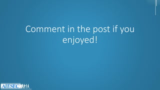 Comment in the post if you
enjoyed!
 