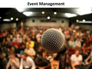 Event Management
 