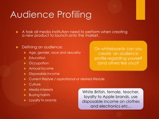 Audience Profiling | PPTX