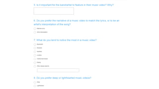 Audience Questionnaire Powerpoint | PPTX
