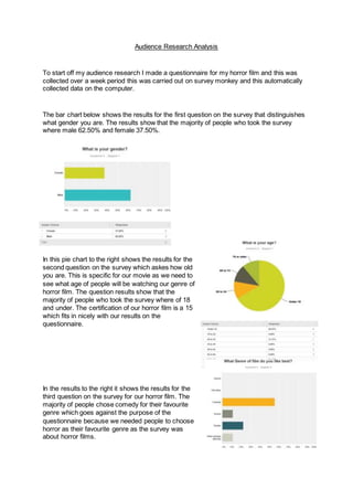 Audience research analysis | PDF