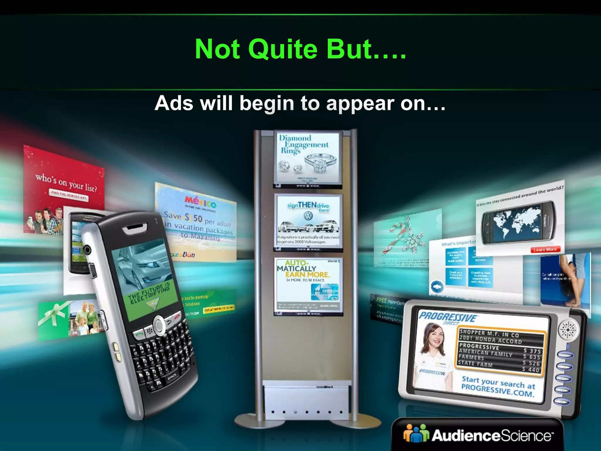 Not Quite But…. Ads will begin to appear on… 