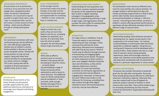 INCREASING	REACH	AND	DIVERSITY
Understanding	the	local	population	and	
where	there	is	greater	potential	amongst	
this	group	can	be	supported	by	targeted	
door	to	door	or	digital	marketing	
campaigns	in	key	geographic	areas.	
Diversity	in	programming	will	bring	a	range	
of	age-ranges,	and	organisations should	
consider	the	entire	offer	for	meeting	those	
different	needs	in	different	ways.
PLACE:	ACCESS	&	DISTANCE
Happy	to	travel	into	a	city	
centre,	they	are	more	than	
likely	to	use	the	car,	so	parking	
facilities	are	important,	as	is	
security.	At	a	local	level,	they	
may	rely	more	on	public	
transport,	but	will	still	probably	
choose	to	get	around	by	car.
PROMOTION
For	larger	shows	or	exhibitions	Trips	&	
Treats	will	expect	to	see	prominent	
advertising	and	clear	messages.	If	they	
commute	they	will	look	for	street	
advertising,	otherwise	local	newspapers	
and	radio	may	be	key	sources.	Word	of	
mouth	may	be	effective	through	provision	
of	entertaining	and	engaging	digital	
content	which	can	be	shared.	This	group	
are	fairly	responsive	to	direct	emails	or	
post,	once	engaged.	Websites	should	be	
clear	and	informative,	as	they	will	be	
regularly	visited	once	a	family	is	
interested.	For	more	local	activities,	
promotion	via	third	party	organisations at	
a	community	level	may	be	effective	–
engaging	local	‘advocates’	to	help	spread	
the	word.	While	social	media	is	a	key	
influencer	for	this	group,	providing	them	
with	content	through	other	digital	
channels	to	share	and	incentivising them	
to	do	this,	may	be	most	effective.
PARTNERSHIPS
At	a	local	level	connections	with	local	
community	groups	may	be	effective	
etc.	Links	with	groups	supporting	
families	such	as	children’s	centres,	
family	activities	in	libraries	or	local	
scouts	and	guide	centres.	Schools	will	
be	key	partners	to	seek	out	and	
support,	along	with	other	local	
cultural	activities	for	young	people,	
e.g.	drama	centres or	colleges.
This	is	also	a	group	who	will	be	
receptive	to	brand	associations	–
whether	food,	drink	or	retail.
PLACE:	ENVIRONMENT
At	the	younger	end	the	
environment	needs	to	be	family	
friendly,	at	the	older	end	the	
environment	would	need	space	
and	opportunities	for	socialising
– whether	in	a	bar,	restaurant,	
foyer	or	outside	area.
PROGRAMME	PREFERENCES
Annual	events	such	as	pantomime,	
carnival	or	circus	and	street	arts	will	
engage	them,	alongside	branded	
shows,	live	bands	or	blockbuster	
exhibitions.	At	a	local	level	it	may	be	
possible	to	support	them	with	a	more	
‘risky’	or	unexpected	offer,	but	this	
will	involve	a	certain	amount	of	hand-
holding	– which	may	be	effective	
through	an	initially	participative	
route.
PARTICIPATION
The	participative	route	may	be	an	effective	entry	
route	for	many	families	into	cultural	activities.	For	
younger	families	it	will	be	about	fun	days	and	
activity	workshops	programmed	on	a	drop-in	basis,	
and	for	older	families	more	educational	or	
structured	participation	or	making	i.e.	half	term	
‘courses’.	Connecting	to	local	schools,	nurseries	or	
children’s	centres offering	outreach	performances	or	
workshops	will	also	effectively	introduce	them	to	a	
different	range	of	cultural	events.
GIVING	&	VOLUNTEERING
This	group	may	consider	themselves	as	potential	
givers	for	the	right	offer	and	benefits.	Nurturing	
those	already	giving	may	be	effective	to	understand	
what	their	motivations	might	be.	Otherwise	they	
may	also	respond	well	to	one	off	appeals	for	
particular	projects	relevant	to	families	or	which	
enhance	their	local	offer.	There	will	be	limited	scope	
for	increasing	volunteering,	but	they	may	for	
instance	be	interested	in	supporting	fundraising	with	
their	time.
RELATIONSHIP	BUILDING
Relationship	building	could	initially	be	focused	on	
attracting	them	for	regular	annual	events	in	the	
programme or	for	annual	treats	– for	instance	
around	birthdays	or	anniversaries	when	the	family	
would	like	to	celebrate	together.	Using	that	as	a	
starting	point	frequency	could	be	developed	with	a	
variety	of	offers.	Good	relations	will	rely	on	a	high	
level	of	customer	service	and	guaranteed	
experiences,	which	will	encourage	a	family	to	
repeat	visit.	Attention	to	the	whole	experience	may	
also	keep	them	coming	back	with	the	potential	for	
loyalty	to	a	particular	organisation or	venue	activity.
PRICING
While	able	to	afford	a	
premium	price	on	occasion,	
families	in	this	group	will	still	
be	looking	for	value	for	money	
– so	family	tickets	
(accommodating	a	range	of	
family	structures)	will	be	
welcomed	as	well	as	access	to	
some	discounts.	The	additional	
costs	of	a	family	outing	should	
also	be	considered	i.e.	food	
and	drink,	while	younger	
families	will	expect	free	or	
very	low	costs	for	local	
activities.
OPPORTUNITY
Positioning	cultural	events	as	fun,	
family	friendly	and	educational	
provides	opportunities	for	some	
additional	adventurous	attendance	to	
encourage	more	frequent	and	lifelong	
engagement.
 