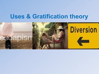 Uses & Gratification theory
 