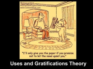Uses and Gratifications Theory

 