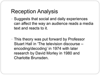 Audience Theory | PPTX | Science