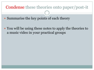 A2 Media Studies Audience theory | PPTX