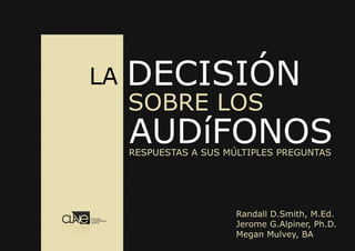 La elección del audífono - sonotone