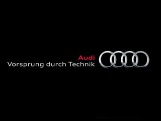 Audi's global strategy presentation