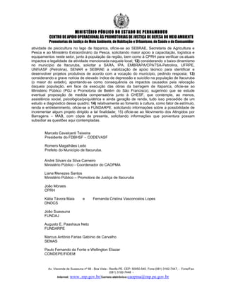 Audiência pública itacuruba