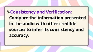 audio-2.pptxaudiomediainformationgroupfive | PPTX