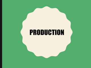 PRODUCTION
 