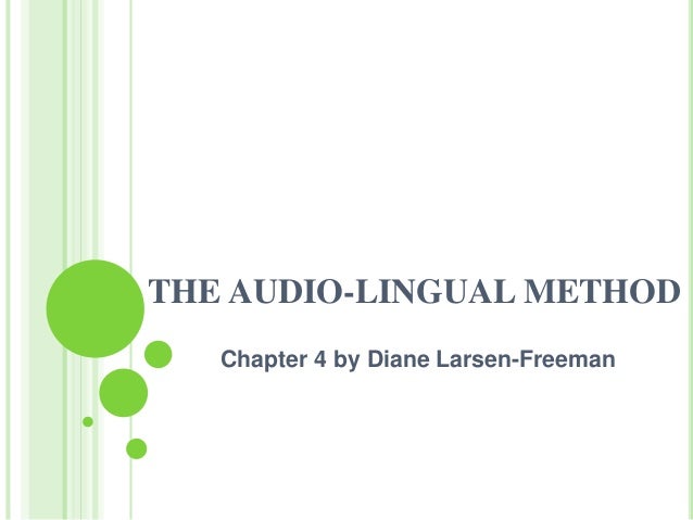 thesis audio lingual method The implementation of audio lingual method in teaching english at the fourth year of sd n bedoro 2 sambungmacan-sragen ninik suryani department of english education. thesis audio lingual method The implementation of audio lingual method in teaching english at the fourth year of sd n bedoro 2 sambungmacan-sragen ninik suryani department of english education.