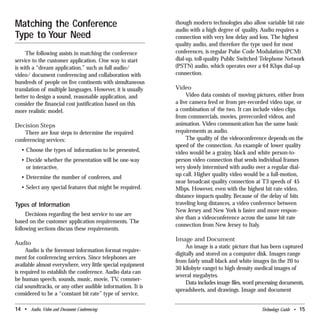 Audio, Video and Document Conferencing | PDF