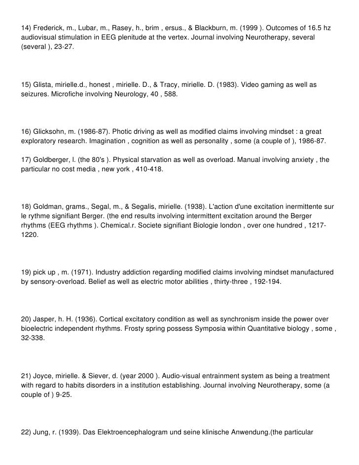 AudioVisual Entrainment, Background Physical Mechanisms By Gaga Fi…