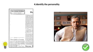 4.Identify the personality
 