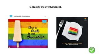 6. Identify the event/incident.
 