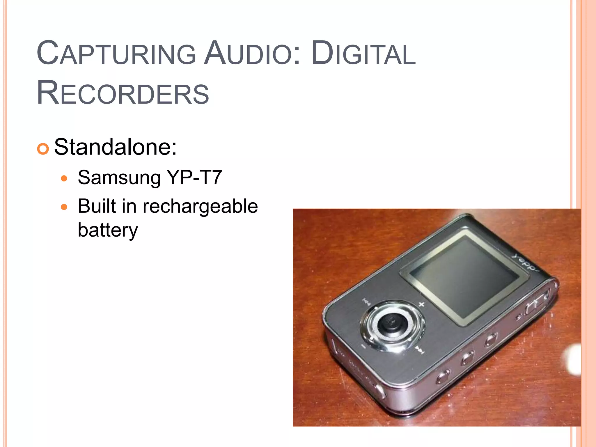 Producing Quality Audio for Slidecasting