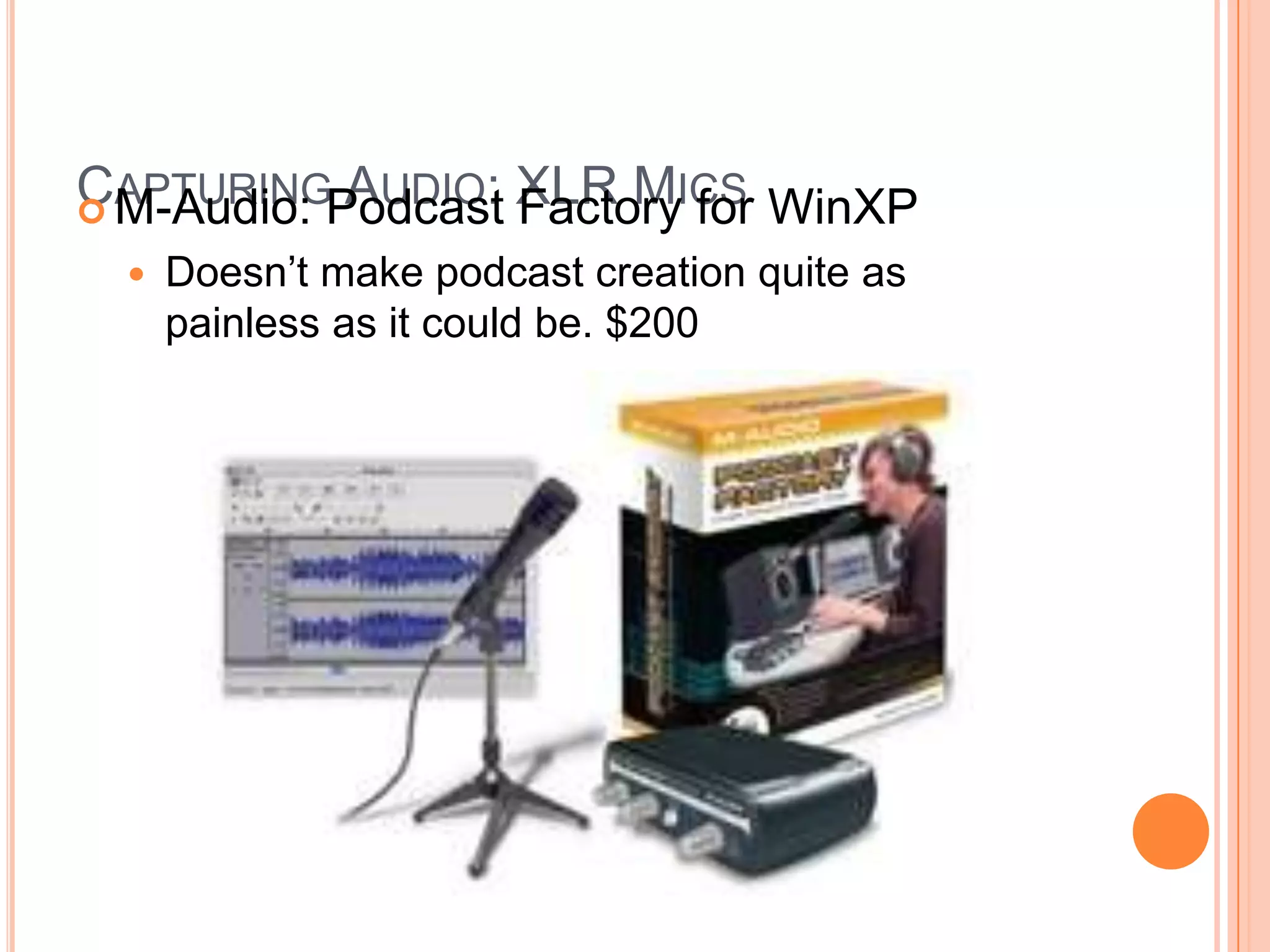 Producing Quality Audio for Slidecasting