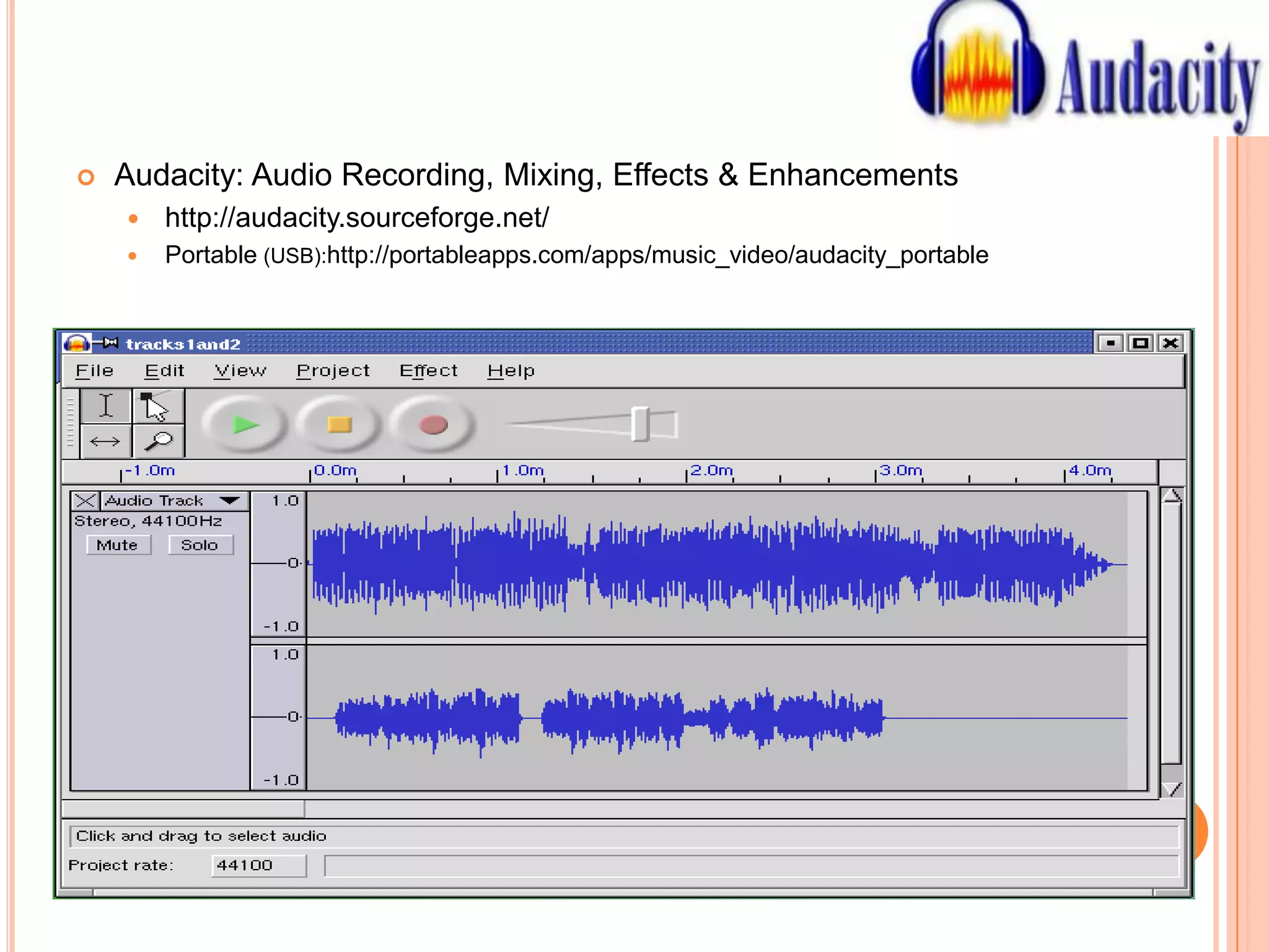 Producing Quality Audio for Slidecasting