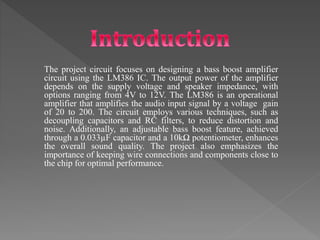 Audio Amplifier with Bass Boost (PRESENTATION).pptx