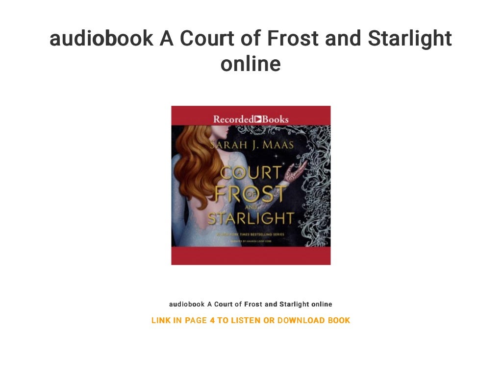 A Court Of Frost And Starlight Pdf