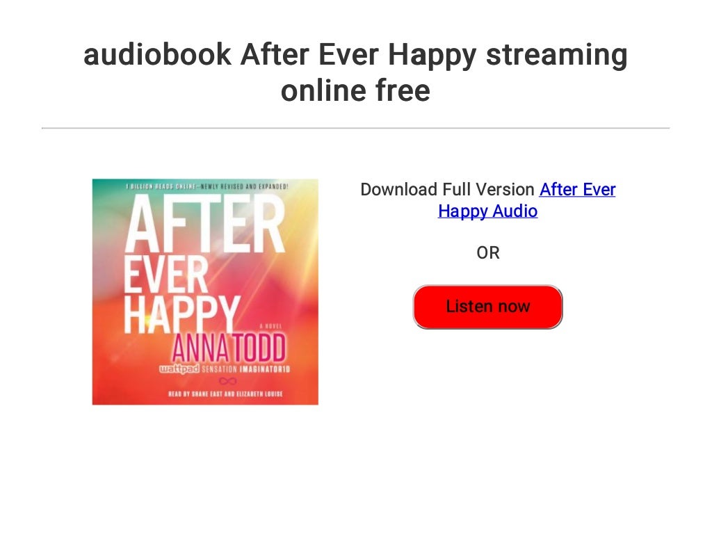 book after ever happy