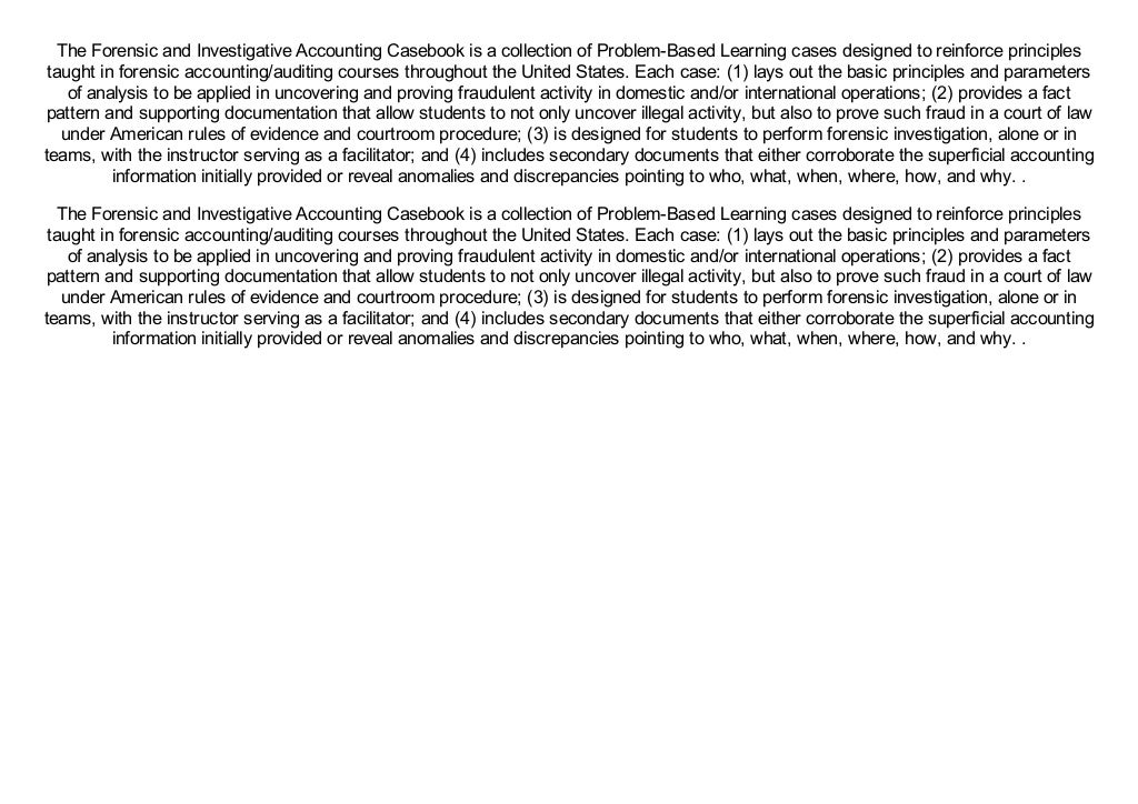 Forensic audit case study image