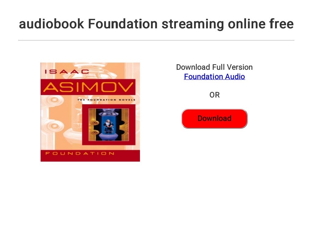 foundation audio book narrator