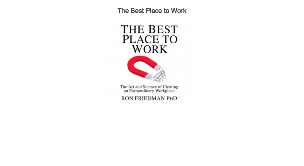 Audiobook of The Best Place to Work Free | The Best Place to Work Aud…
