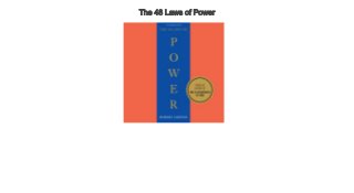 48 Laws Of Power Audio File