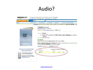 Audio?




www.amazon.com
 