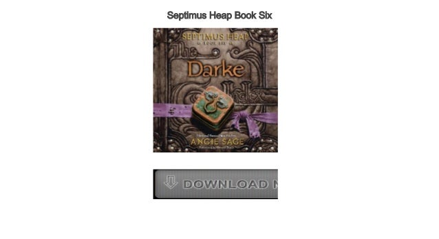 View Angie Sage Septimus Heap PNG