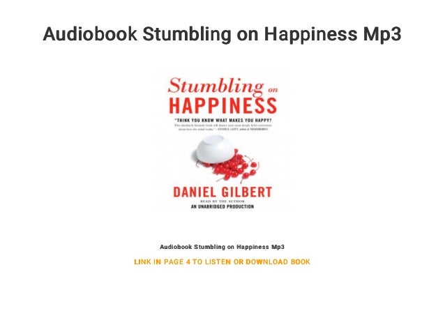 Audiobook Stumbling On Happiness Mp3
