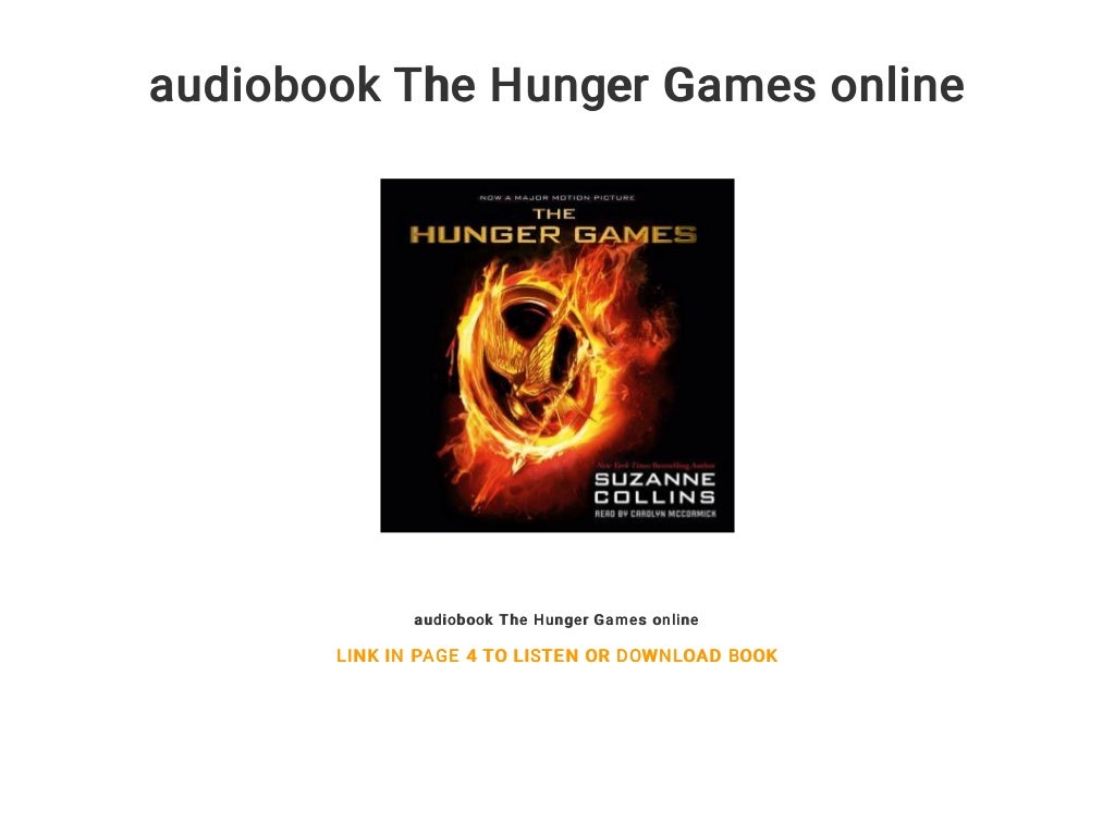 Audiobook The Hunger Games Online