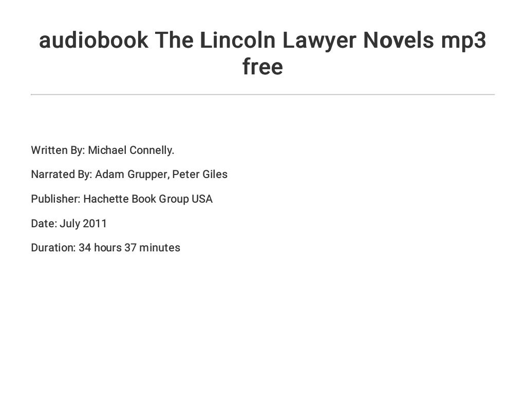 the lincoln lawyer book order the lincoln lawyer book order