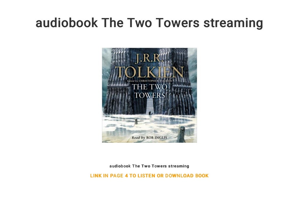 the two towers audiobook the two towers audiobook