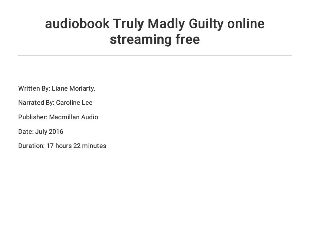 review truly madly guilty