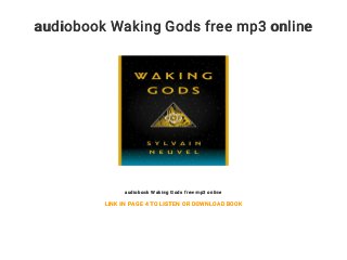 waking gods series waking gods series
