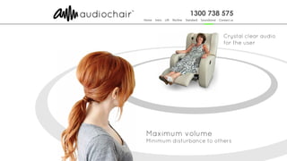 Maximum volume
Minimum disturbance to others
Crystal clear audio
for the user
 