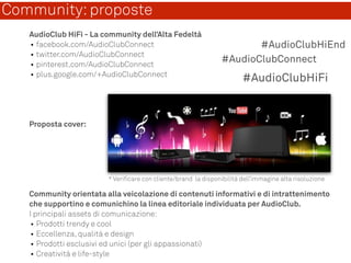 Audioclub Connect - Social Media Strategy